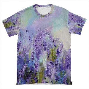 Memory Of Lavender AOP T-shirt Tee