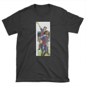 Messi - Ronaldinho - first goal messi T-shirt Tee