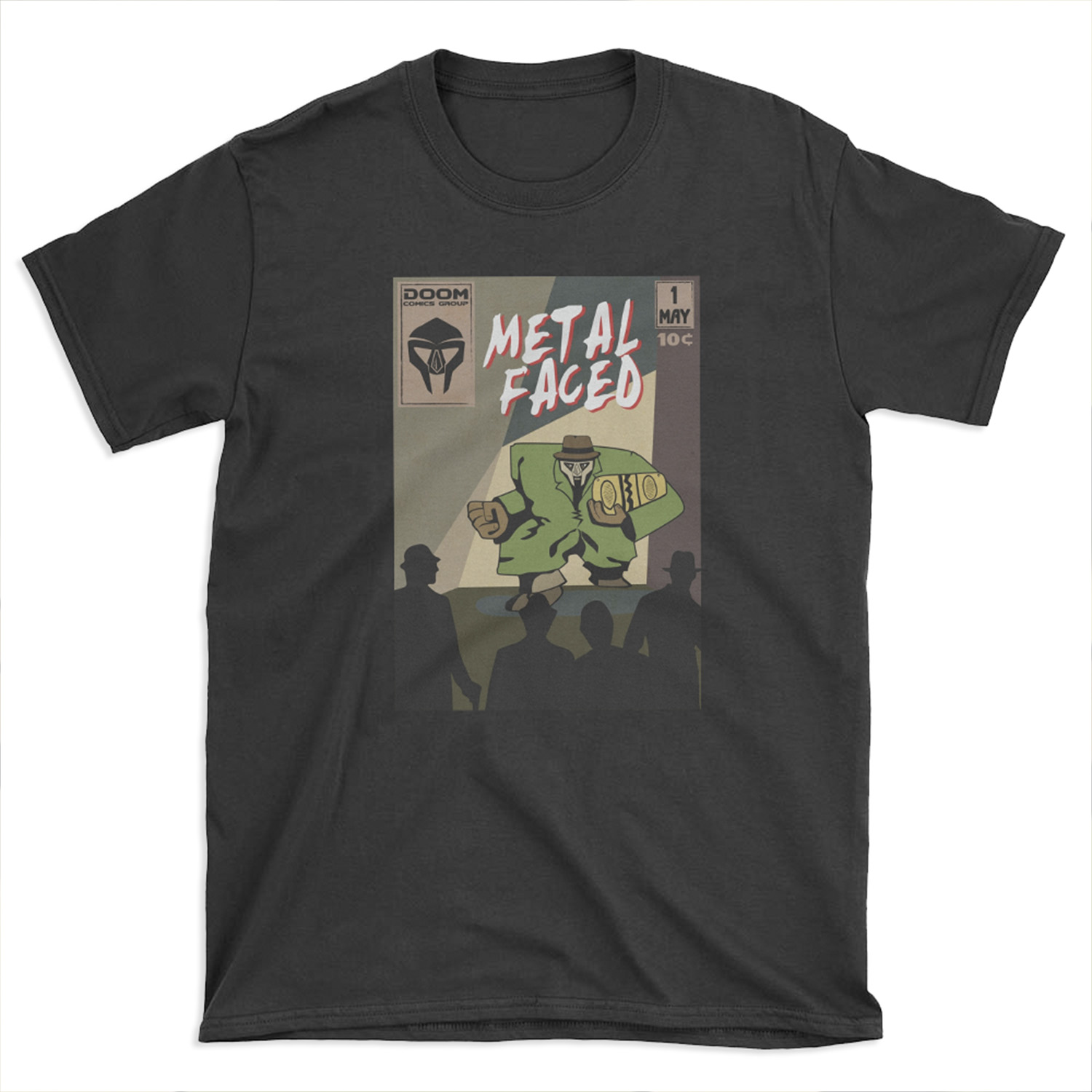 Metal Faced - Comic Cover T-shirt Tee