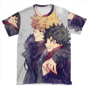Mha Winter Of Bakudeku AOP T-shirt Tee