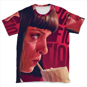 Mia Wallace Pulp Fiction AOP T-shirt Tee