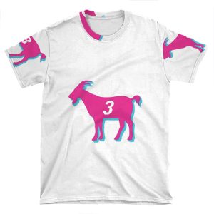 Miami Goat - 3 - Vice White AOP T-shirt Tee