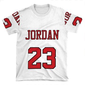 Michael Jordan 23 Jersey V3 AOP T-shirt Tee