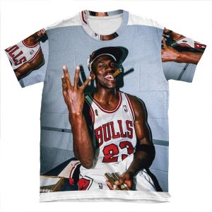 Michael Jordan Championship AOP T-shirt Tee