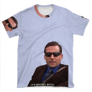 Michael Scott, The Office - It's Britney, Bitch AOP T-shirt Tee