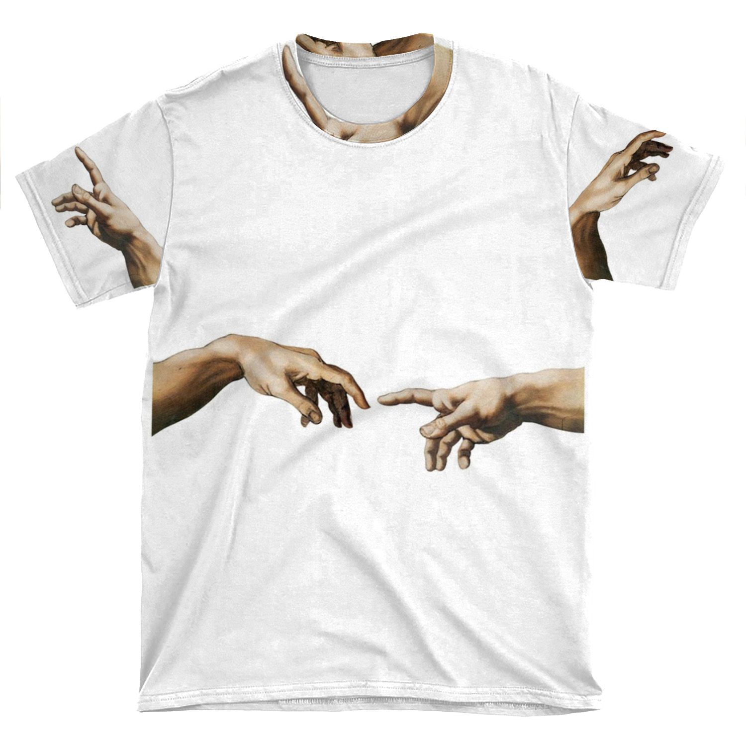 Michelangelo Hands 2 AOP T-shirt Tee