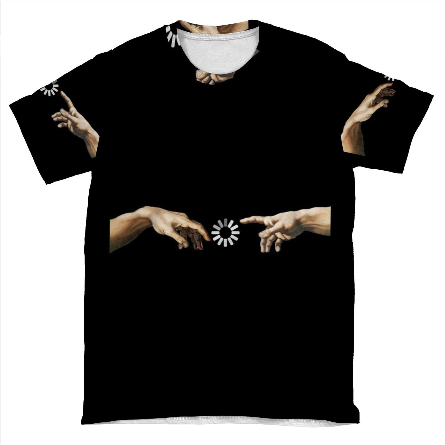 Michelangelo Hands AOP T-shirt Tee