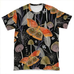Midnight Moth AOP T-shirt Tee