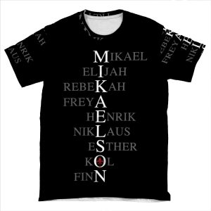 Mikaelson Family AOP T-shirt Tee