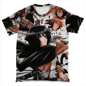 Mikasa Ackerman, Attack On Titan AOP T-shirt Tee