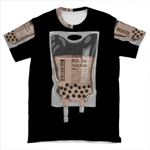 Milk Tea Iv AOP T-shirt Tee