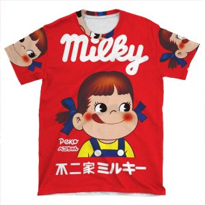 Milky Peko-Chan AOP T-shirt Tee