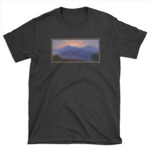 Minecraft Painting Sunset T-shirt Tee