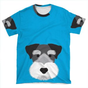 Miniature Schnauzer AOP T-shirt Tee