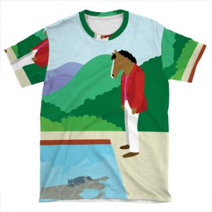 Minimal Horseman AOP T-shirt Tee