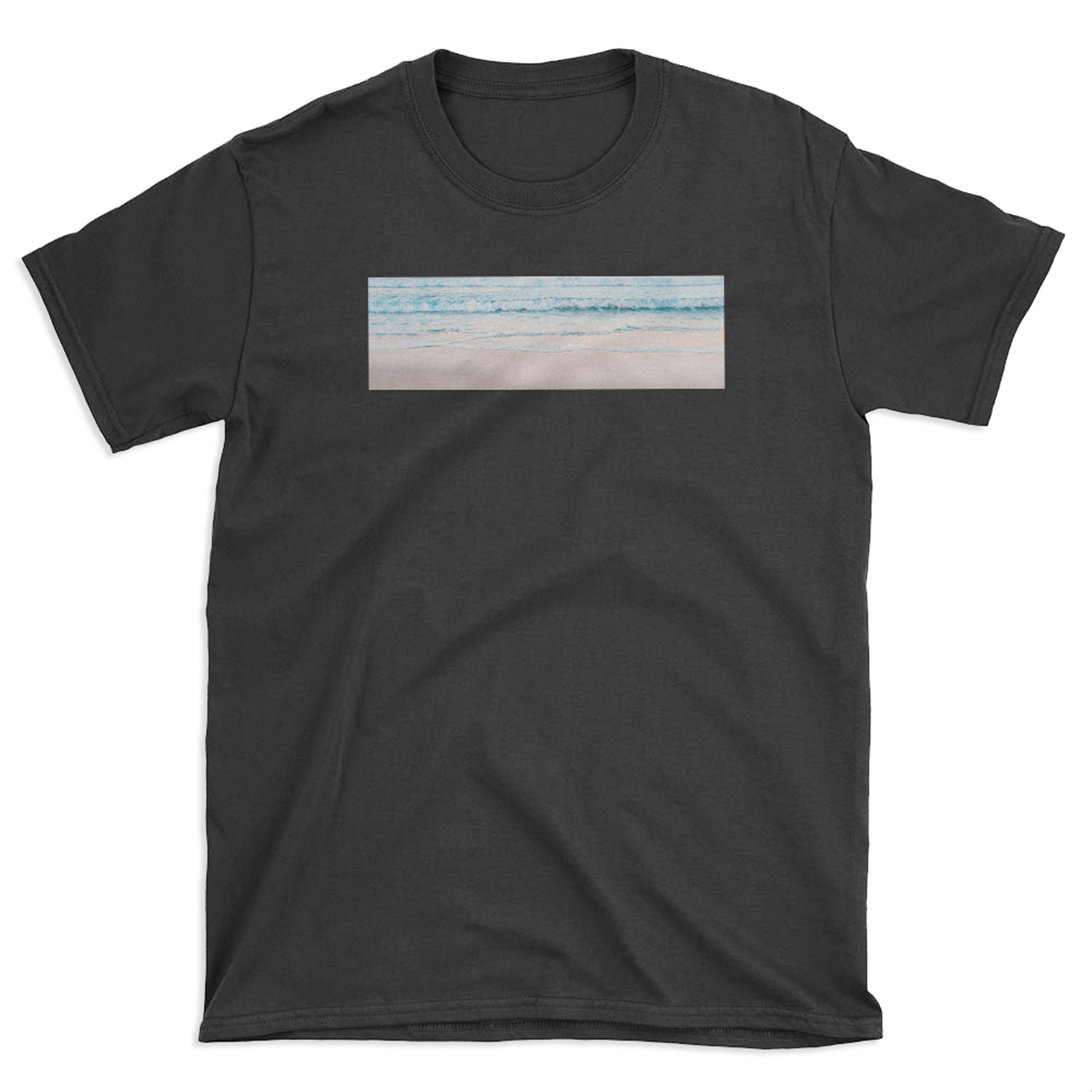 Minimalist Ocean Print T-shirt Tee