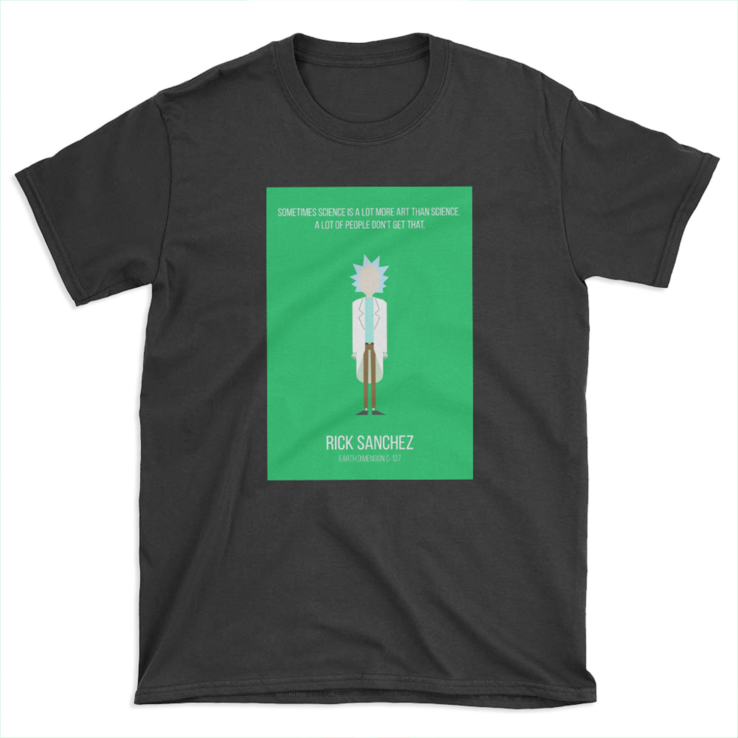 Minimalist Rick Sanchez T-shirt Tee