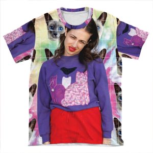 Miranda Sings With Cats AOP T-shirt Tee