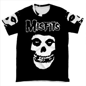 Misfits Logo AOP T-shirt Tee