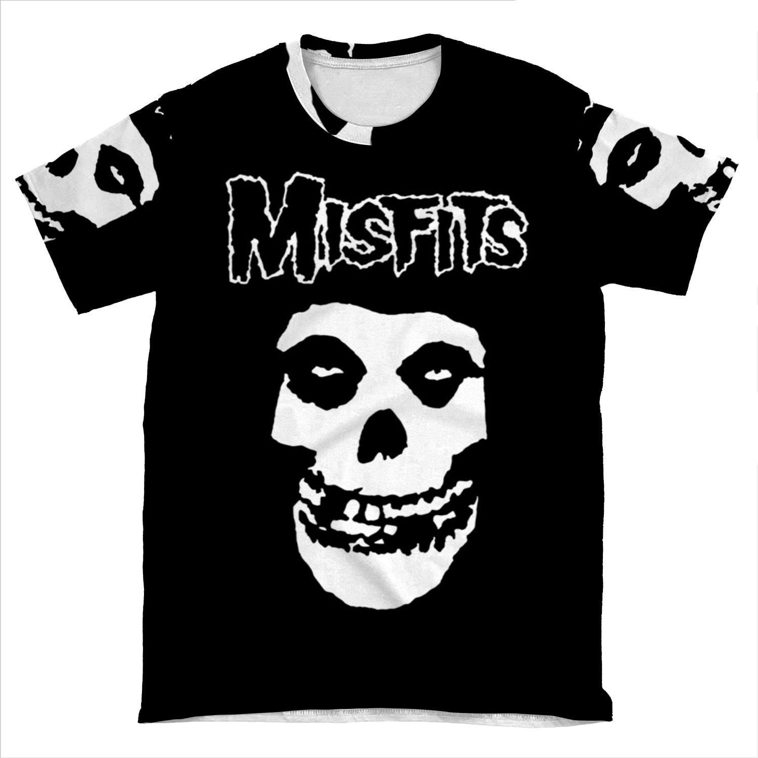 Misfits Logo AOP T-shirt Tee