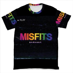 Misfits Podcast AOP T-shirt Tee