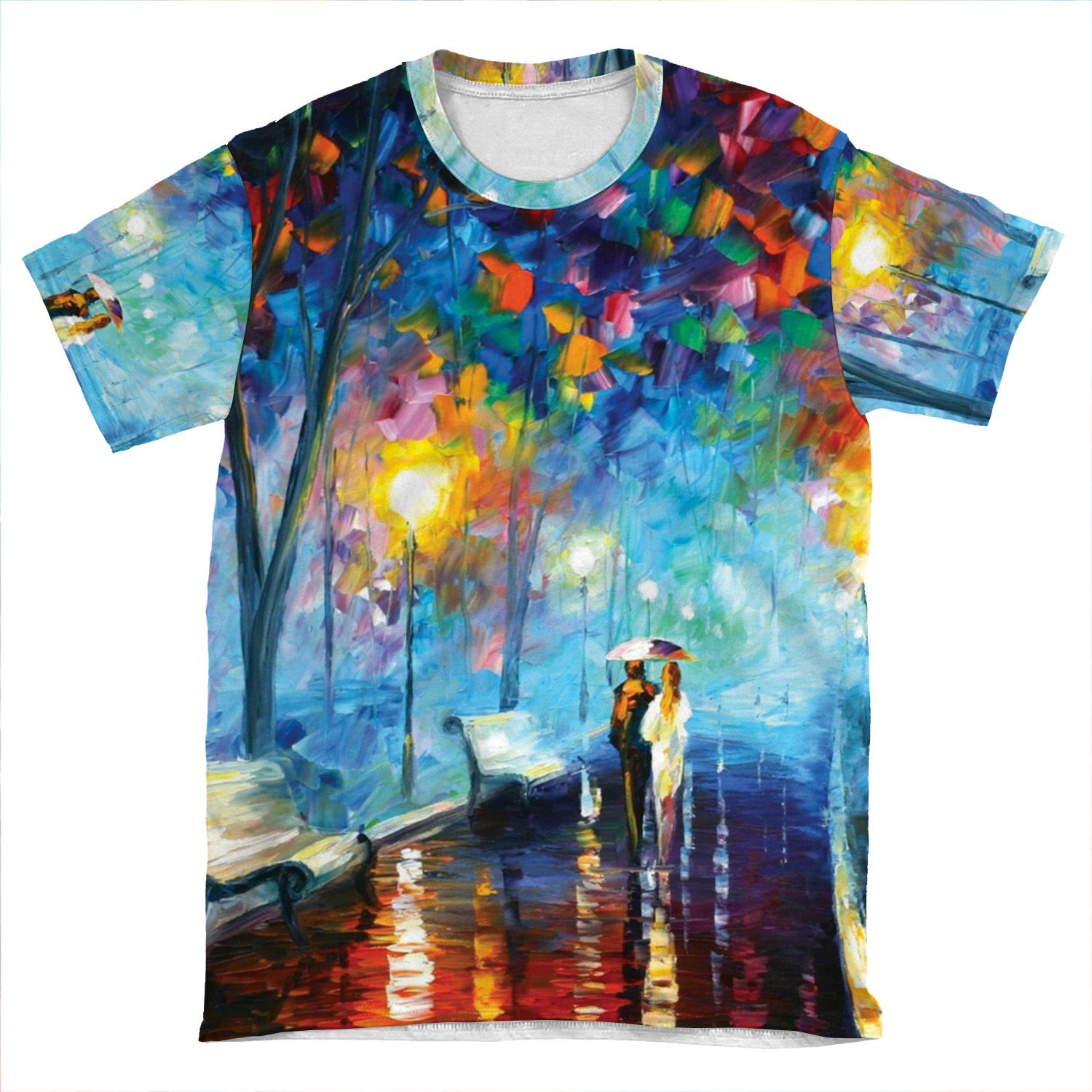 Misty Mood - Leonid Afremov AOP T-shirt Tee