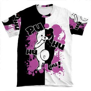 Monokuma Danganronpa - Puhuhuhu AOP T-shirt Tee