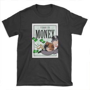 Monopoly TIME IS MONEY T-shirt Tee