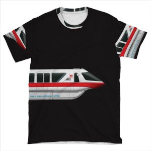 Monorail Red AOP T-shirt Tee