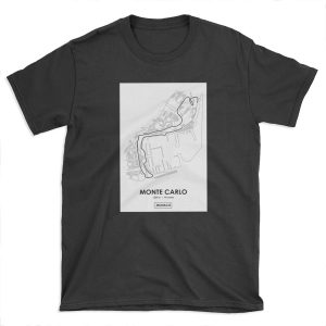 Monte Carlo - Monaco Track Map T-shirt Tee