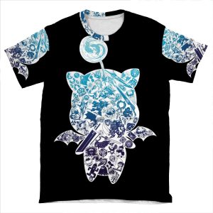 Moogle-Verse (Blue) AOP T-shirt Tee