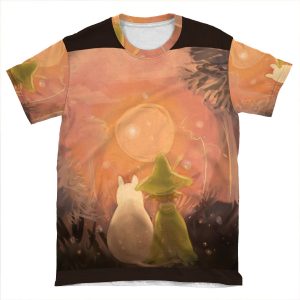 Moomin & Snufkin Sunset AOP T-shirt Tee