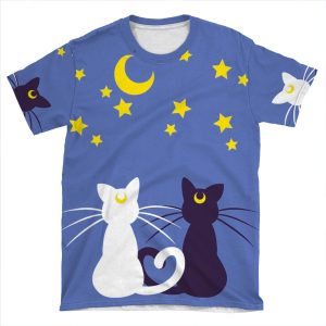 Moon Kitties AOP T-shirt Tee