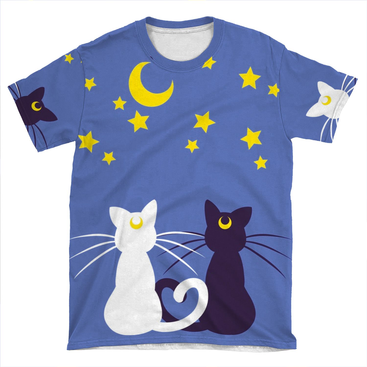 Moon Kitties AOP T-shirt Tee