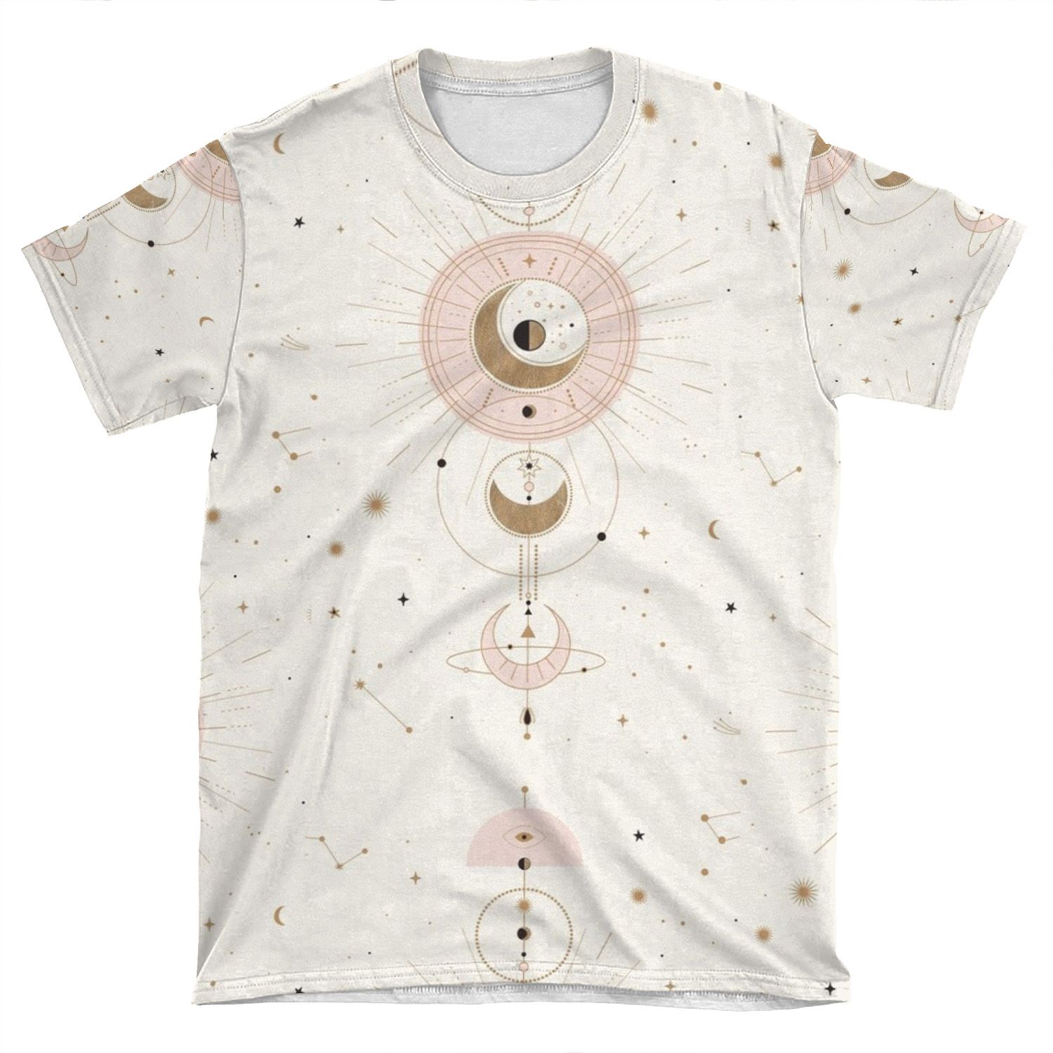 Moon Phases AOP T-shirt Tee
