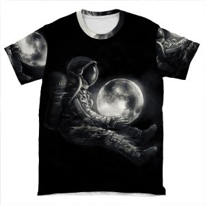 Moon Play AOP T-shirt Tee