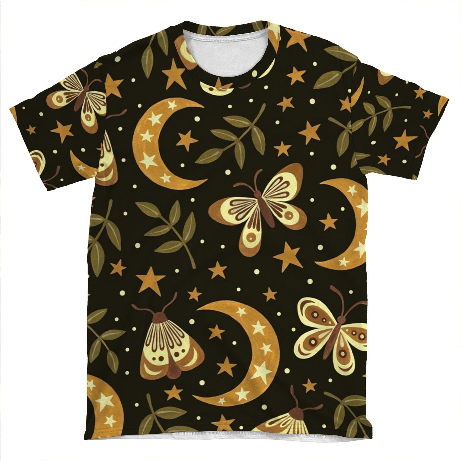 Moons And Moths AOP T-shirt Tee