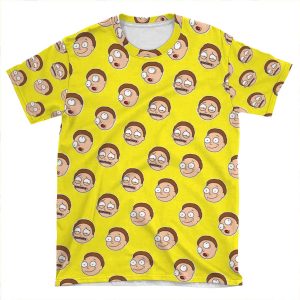 Mortified - A Perfect Morty Pattern AOP T-shirt Tee
