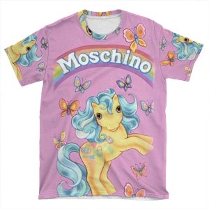 Moschino Art,Cartun,House,Case AOP T-shirt Tee
