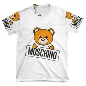 Moschino Bear 2 AOP T-shirt Tee