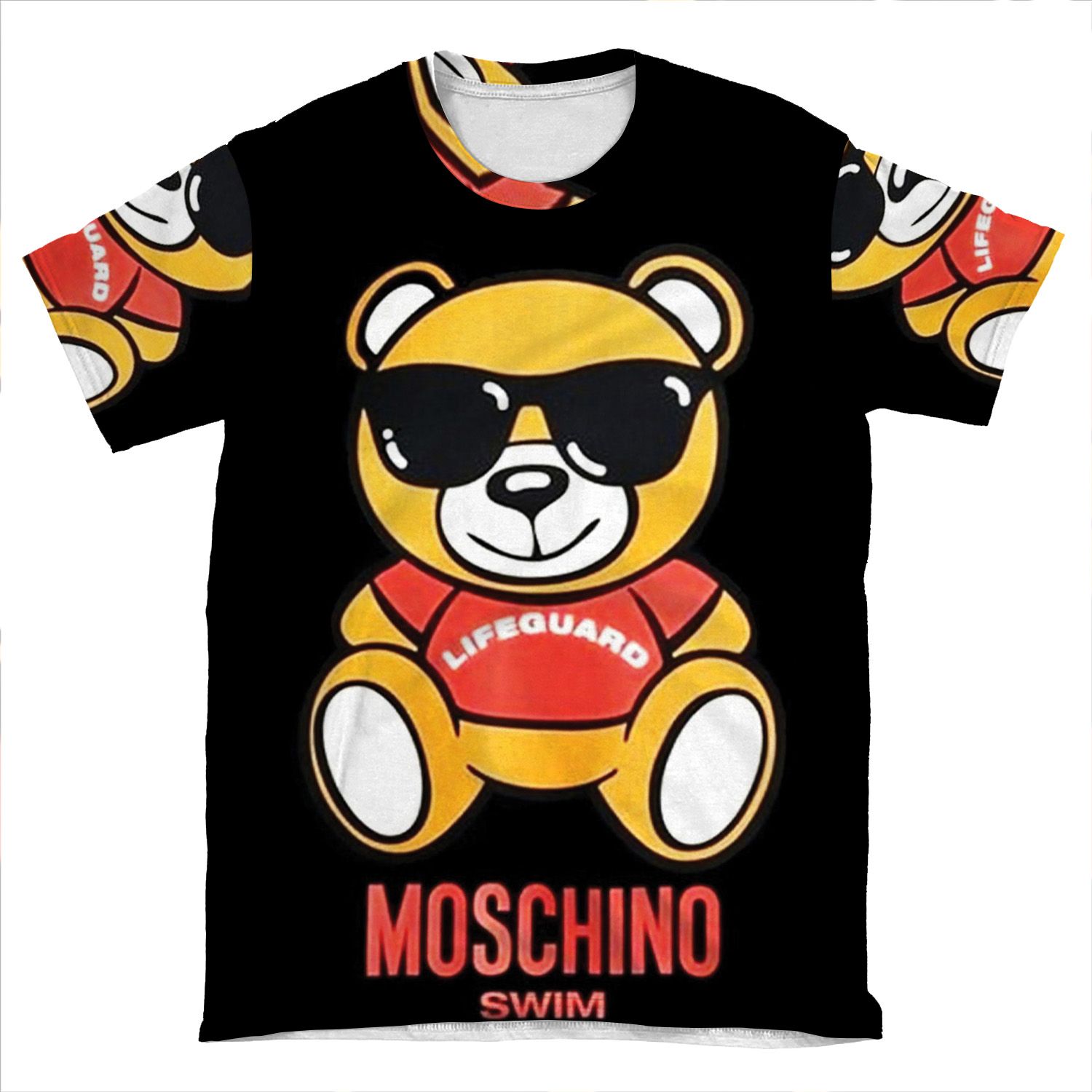 Moschino Bear AOP T-shirt Tee