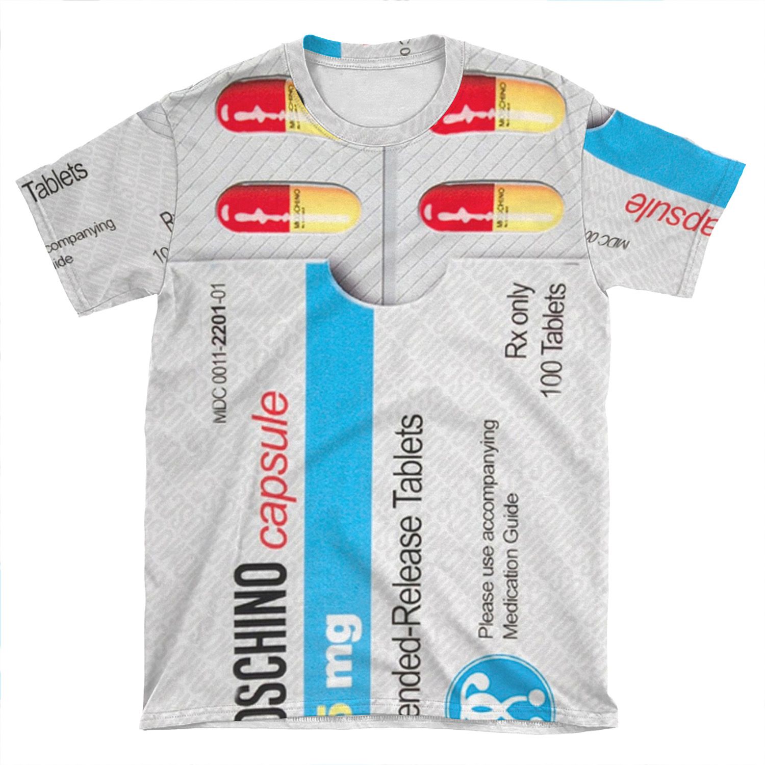 Moschino Tablet AOP T-shirt Tee