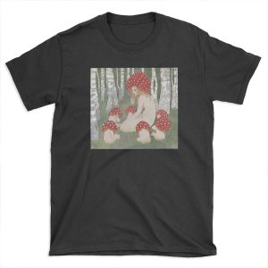 MOTHER MUSHROOM WITH HER CHILDREN - EDWARD OKUN T-shirt Tee