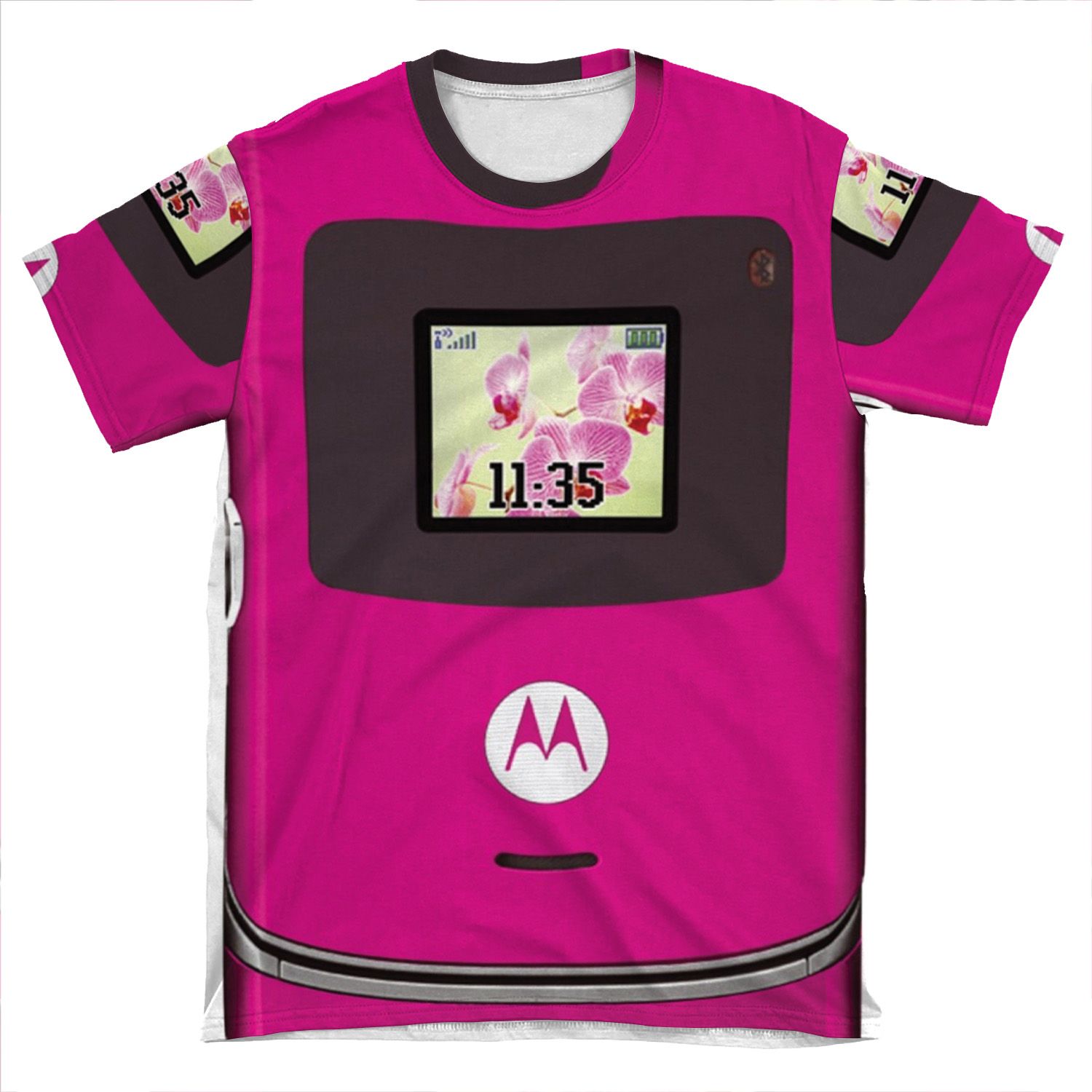 Motorola Razr: Pink AOP T-shirt Tee