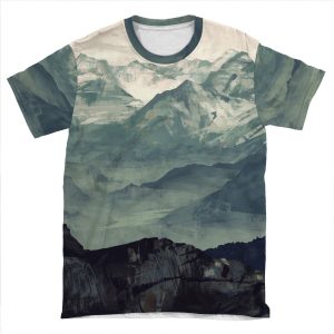 Mountain Fog AOP T-shirt Tee