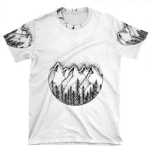 Mountains 2 AOP T-shirt Tee