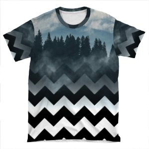 Mountains-Chevron AOP T-shirt Tee