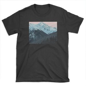 Mountains, Moon, Nature, Fashion print, Scandinavian art, Modern art, Wall art, Print, Minimalistic, Modern T-shirt Tee