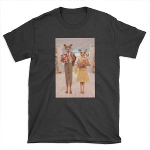 mr.fox couple T-shirt Tee