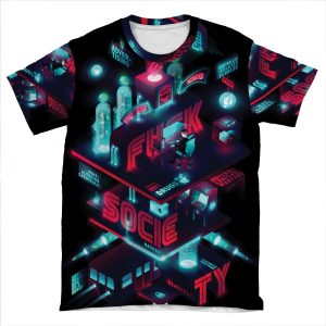 Mr Robot Fsociety AOP T-shirt Tee